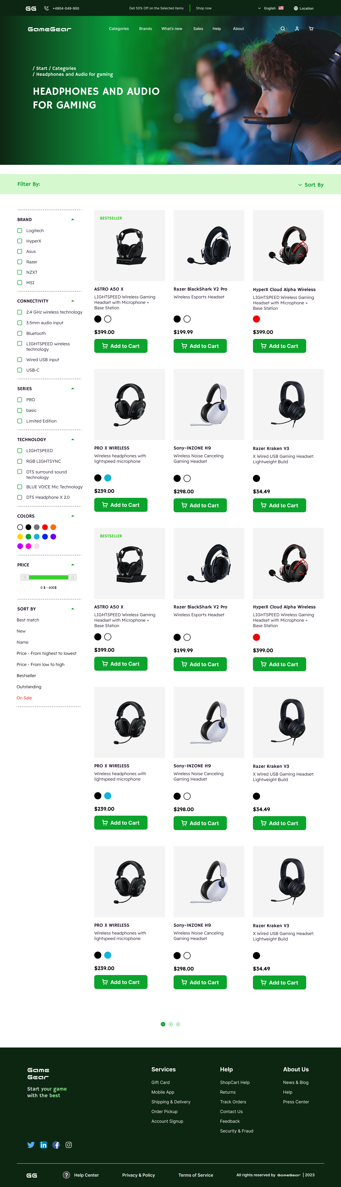 Product Listing