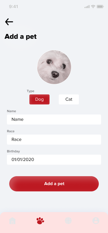Add Pet